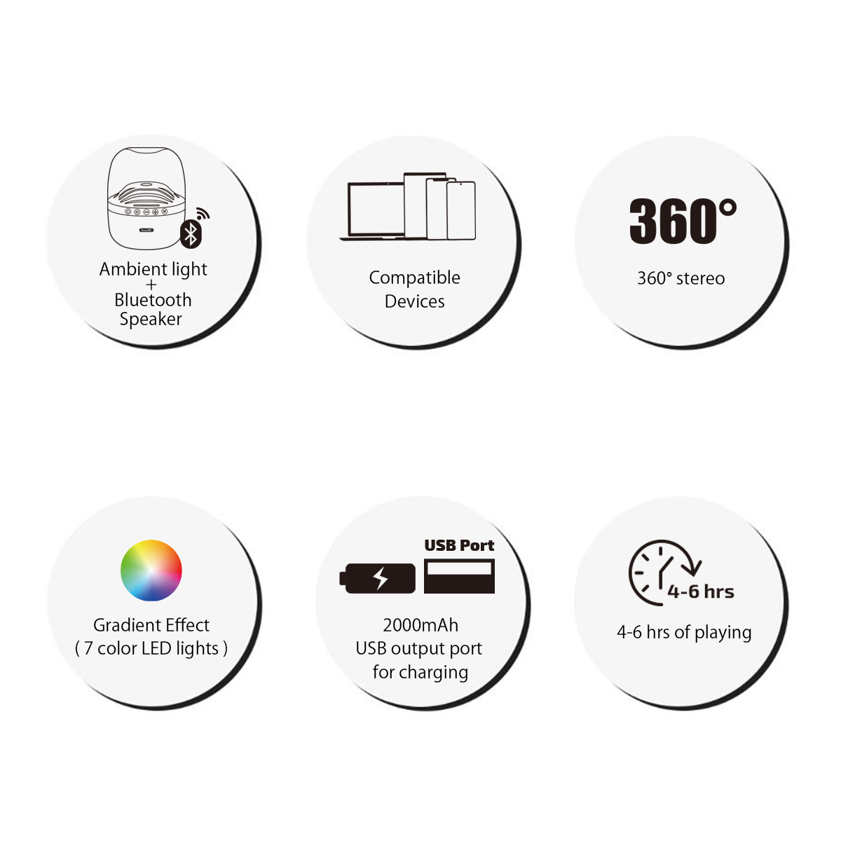 inno3C i-BS9 氣氛燈藍牙音箱, , large image number 0